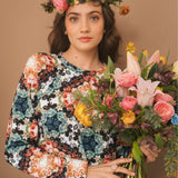 LUCY IN THE SKY print kalejdoskop kwiaty