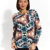 LUCY IN THE SKY print kalejdoskop kwiaty