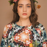 LUCY IN THE SKY print kalejdoskop kwiaty