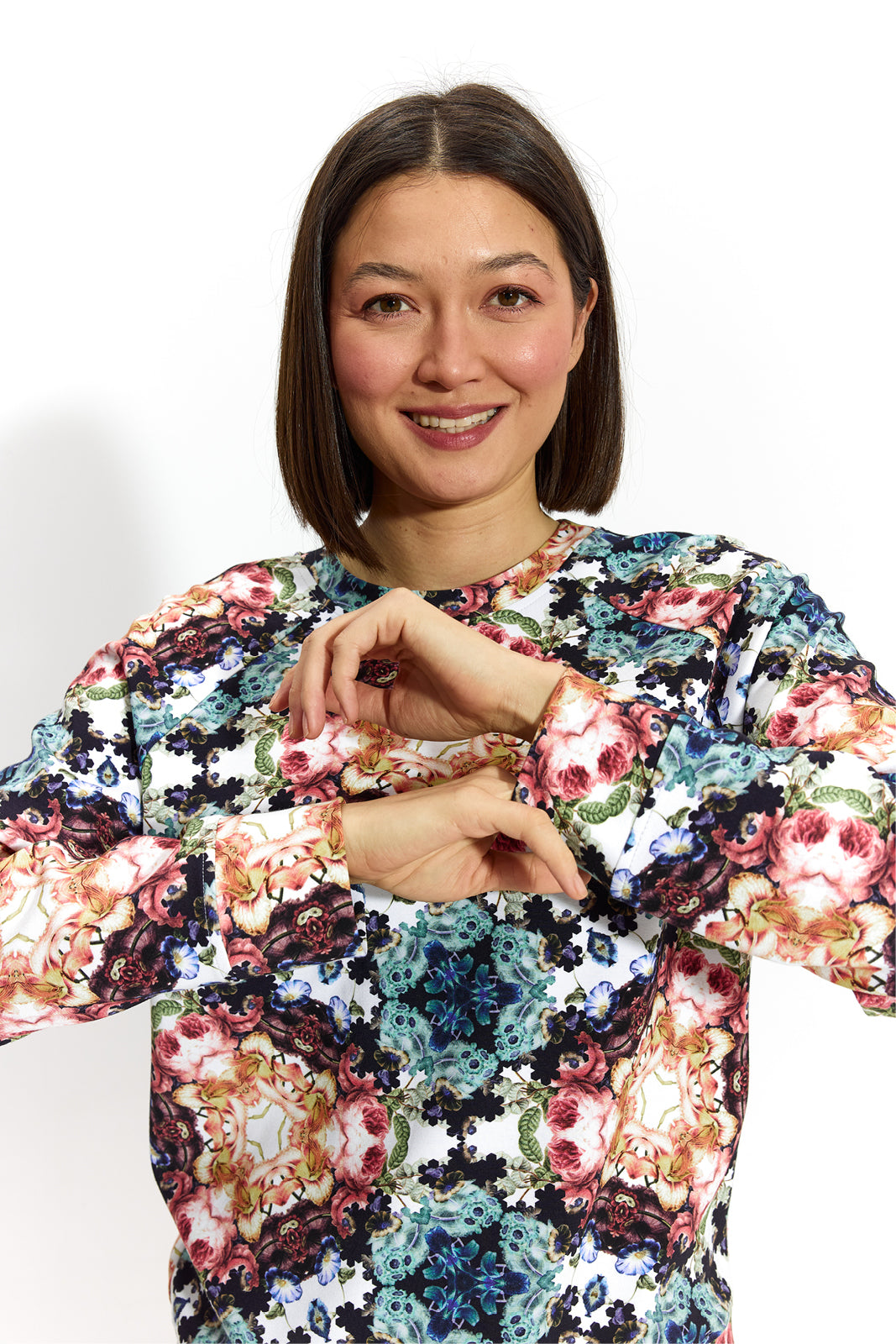 LUCY IN THE SKY print kalejdoskop kwiaty