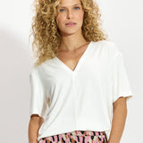 MARIA FRANCUZECZKA perłowa biel