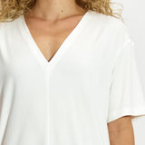 MARIA FRANCUZECZKA perłowa biel