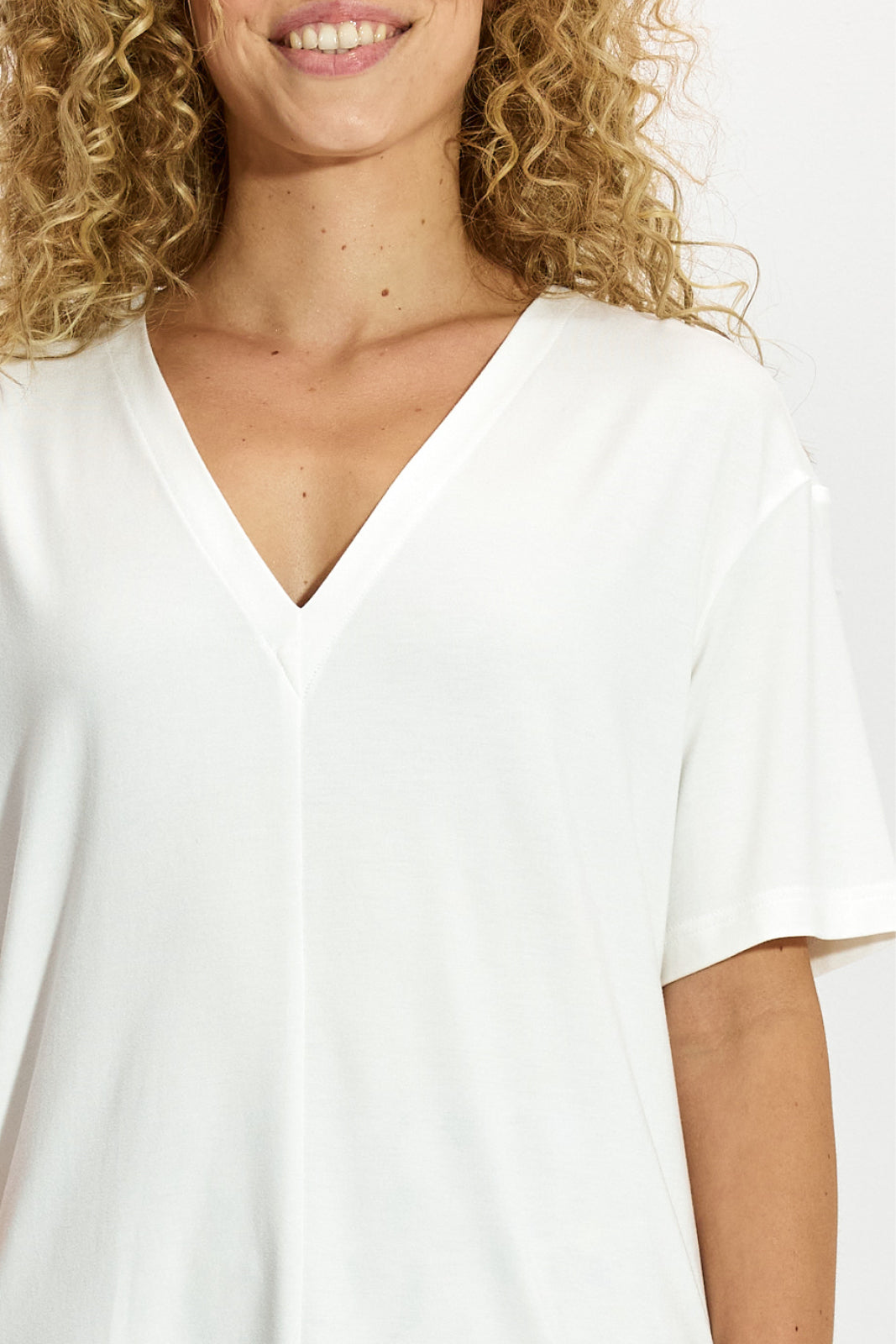 MARIA FRANCUZECZKA perłowa biel