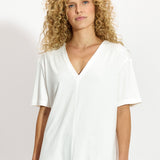 MARIA FRANCUZECZKA perłowa biel