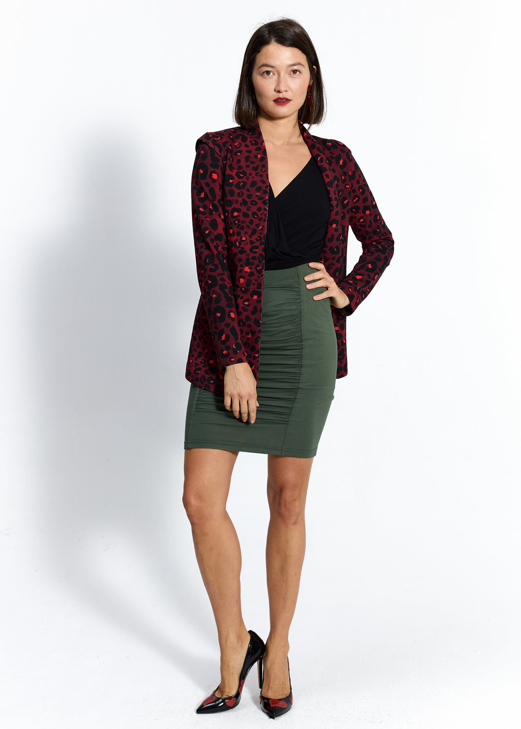 CITY SKIRT military green