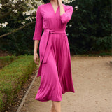 LIBERTY DRESS peony pink