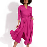 LIBERTY DRESS peony pink