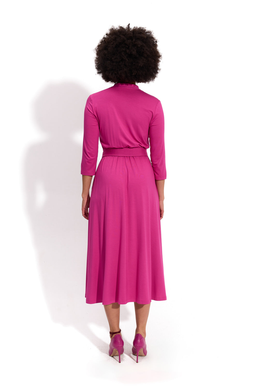 LIBERTY DRESS peony pink