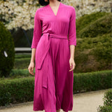 LIBERTY DRESS peony pink