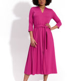 LIBERTY DRESS peony pink