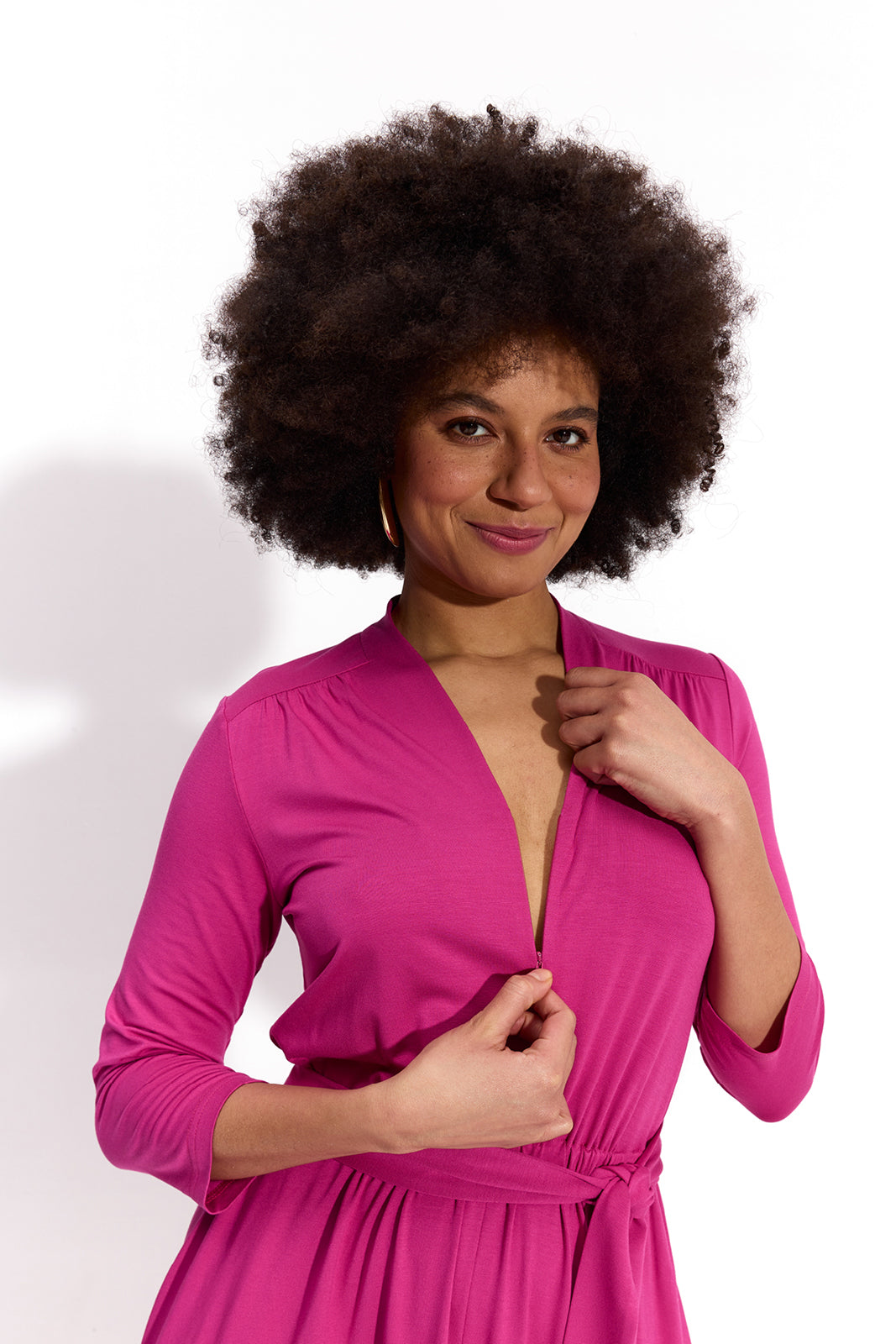 LIBERTY DRESS peony pink