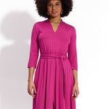 LIBERTY DRESS peony pink