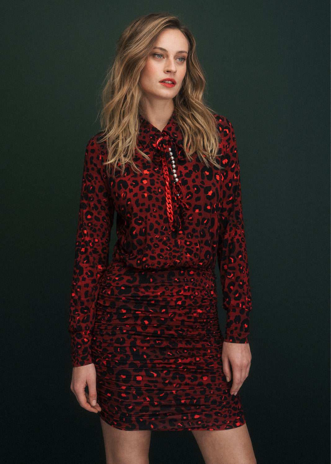 MOŻESZ WSZYSTKO print leo wild red