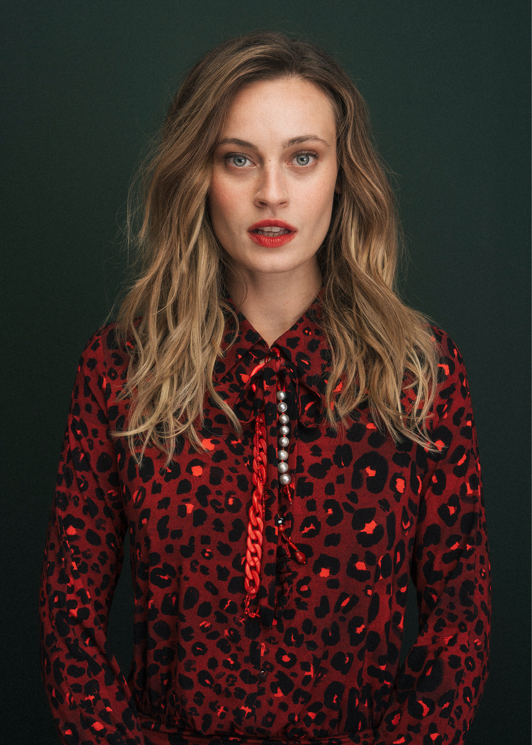 MOŻESZ WSZYSTKO print leo wild red