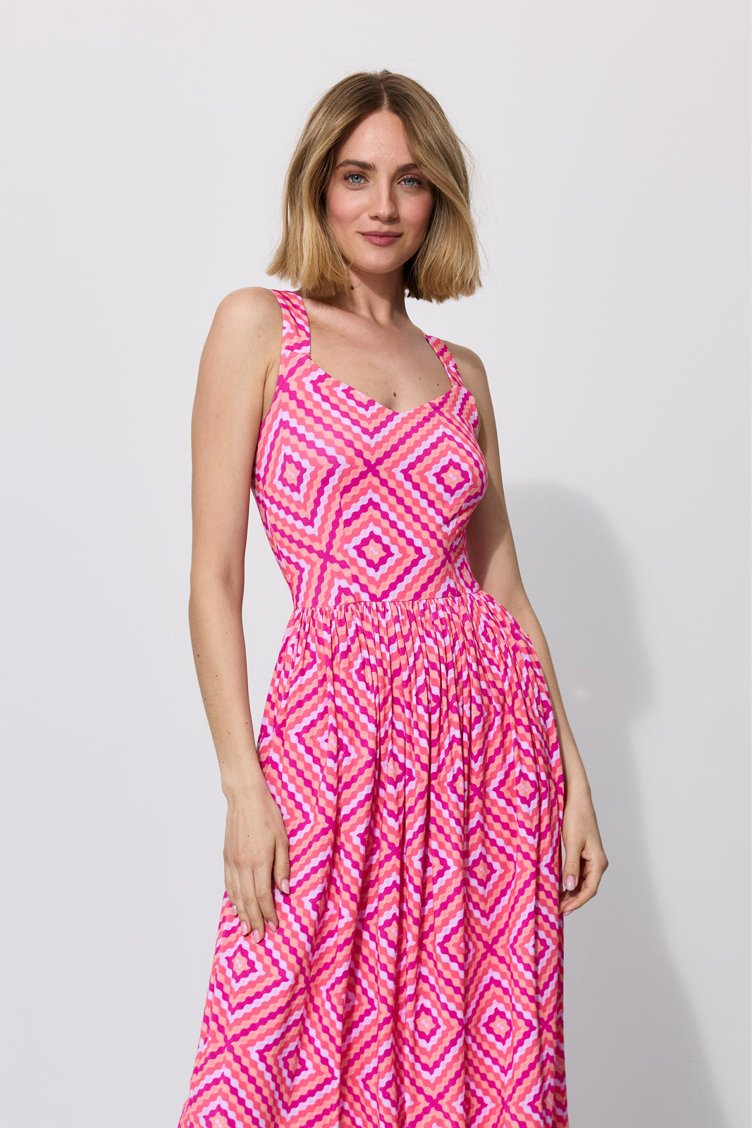 RZYMSKIE WAKACJE  print gorseciki Koźmińska pink