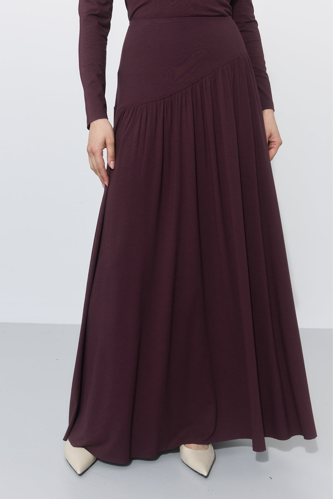 SUMMER OF LOVE MAXI wiśniowa