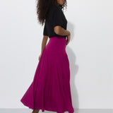 HIPS DON'T LIE MIDI purpurowa