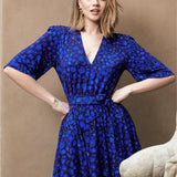 FLORENCJA print leo art blue