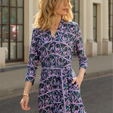LIBERTY DRESS print rysie z IWP patynowy