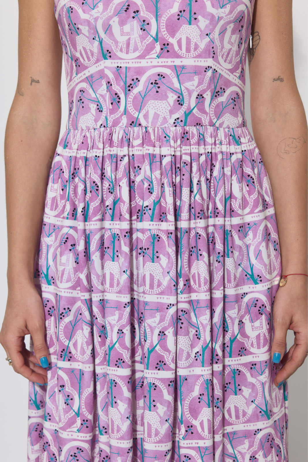 RZYMSKIE WAKACJE print rysie z IWP lila