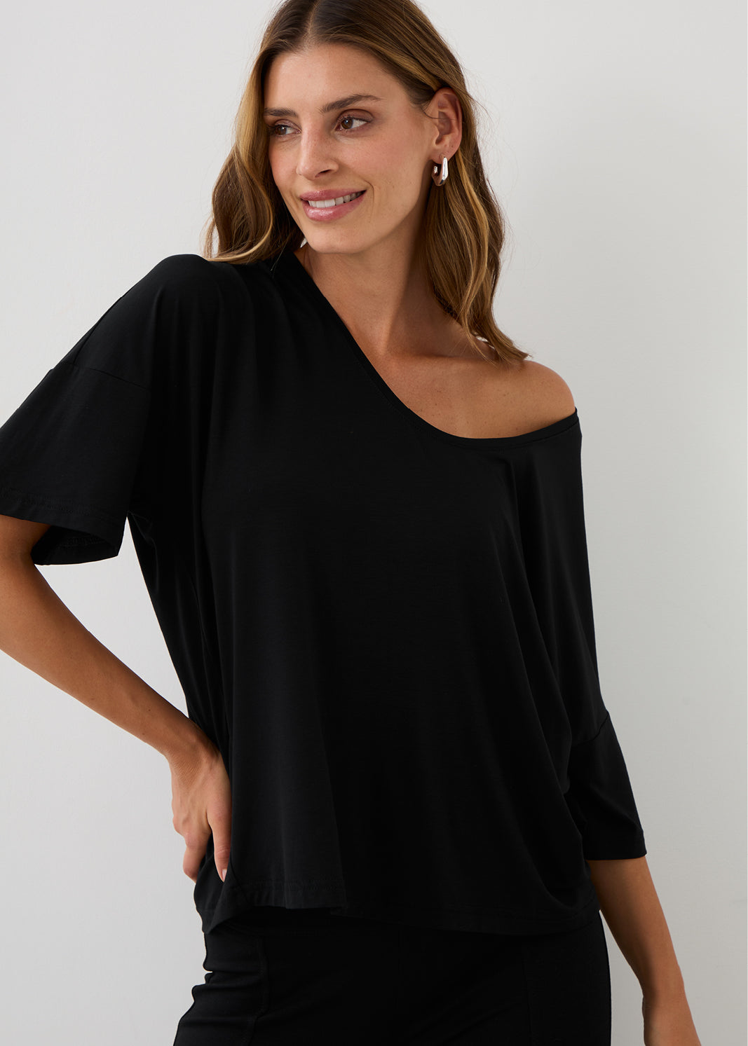 Blouse RELAKS black