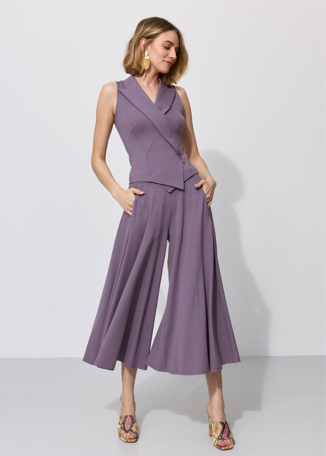 Kamizelka VEST SIDE STORY jasny ametyst