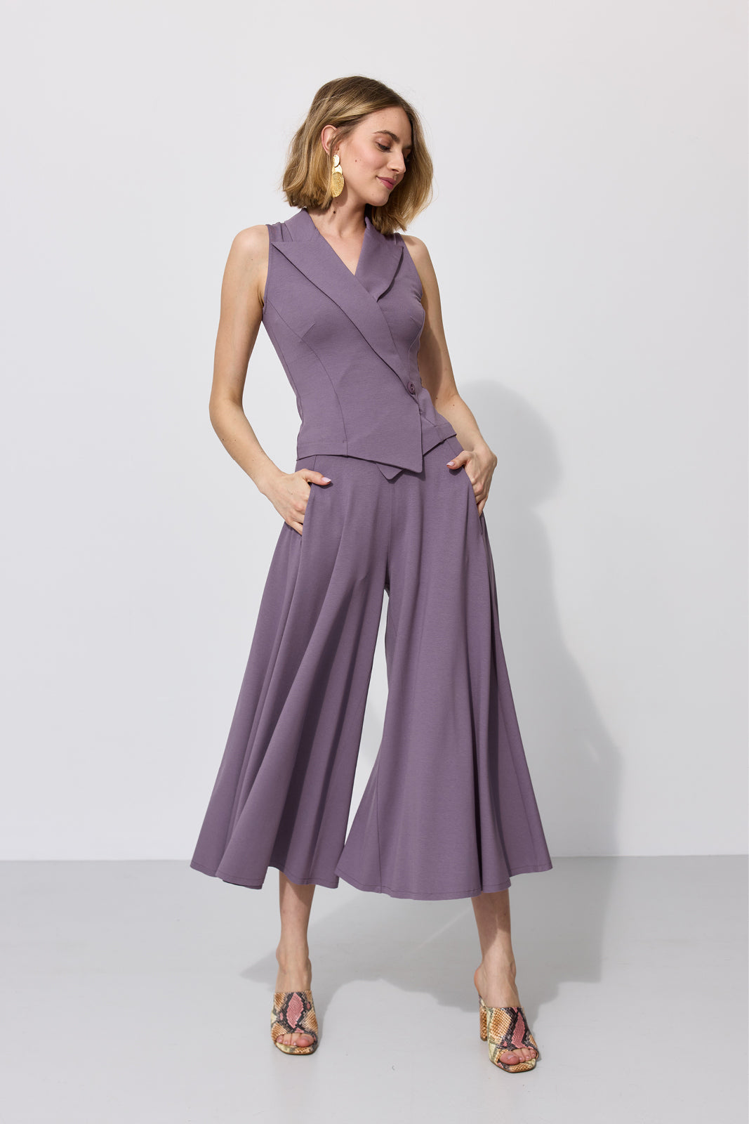 Kamizelka VEST SIDE STORY jasny ametyst