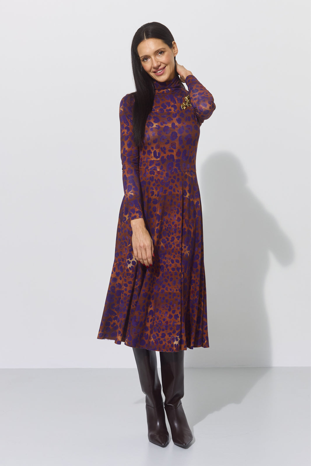 GO(LF) FOR IT print leo burgundy