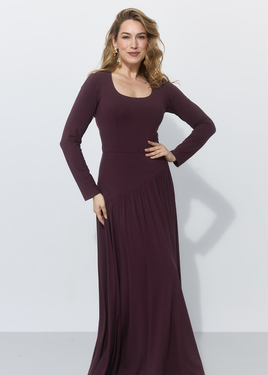 SUMMER OF LOVE MAXI wiśniowa