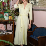 LIBERTY DRESS krem cytrynowy