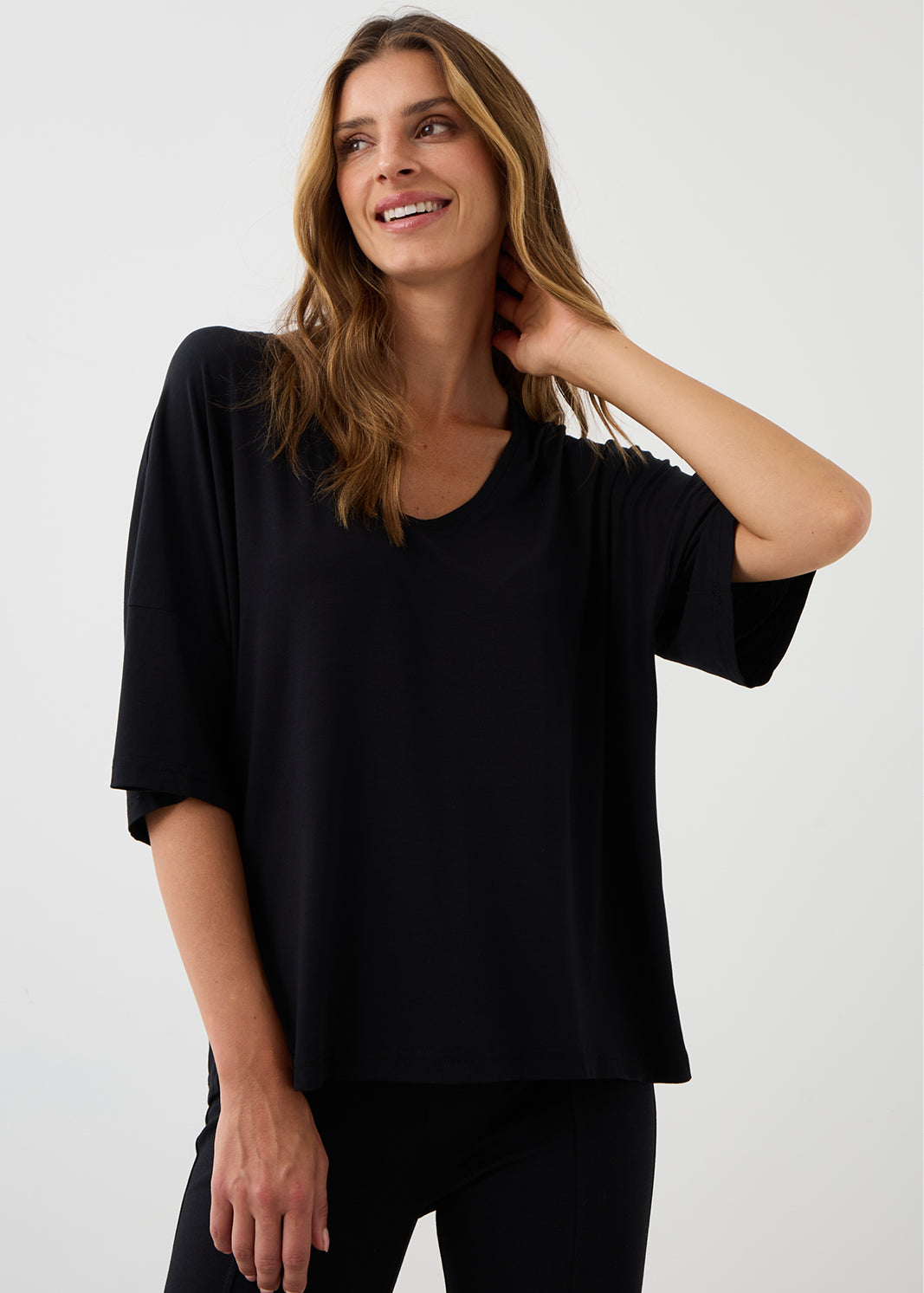 Blouse RELAKS black