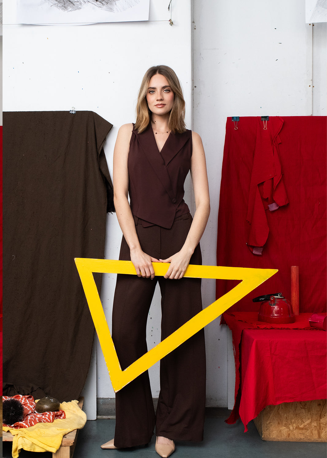 VEST SIDE STORY espresso