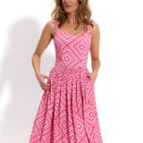 RZYMSKIE WAKACJE  print gorseciki Koźmińska pink