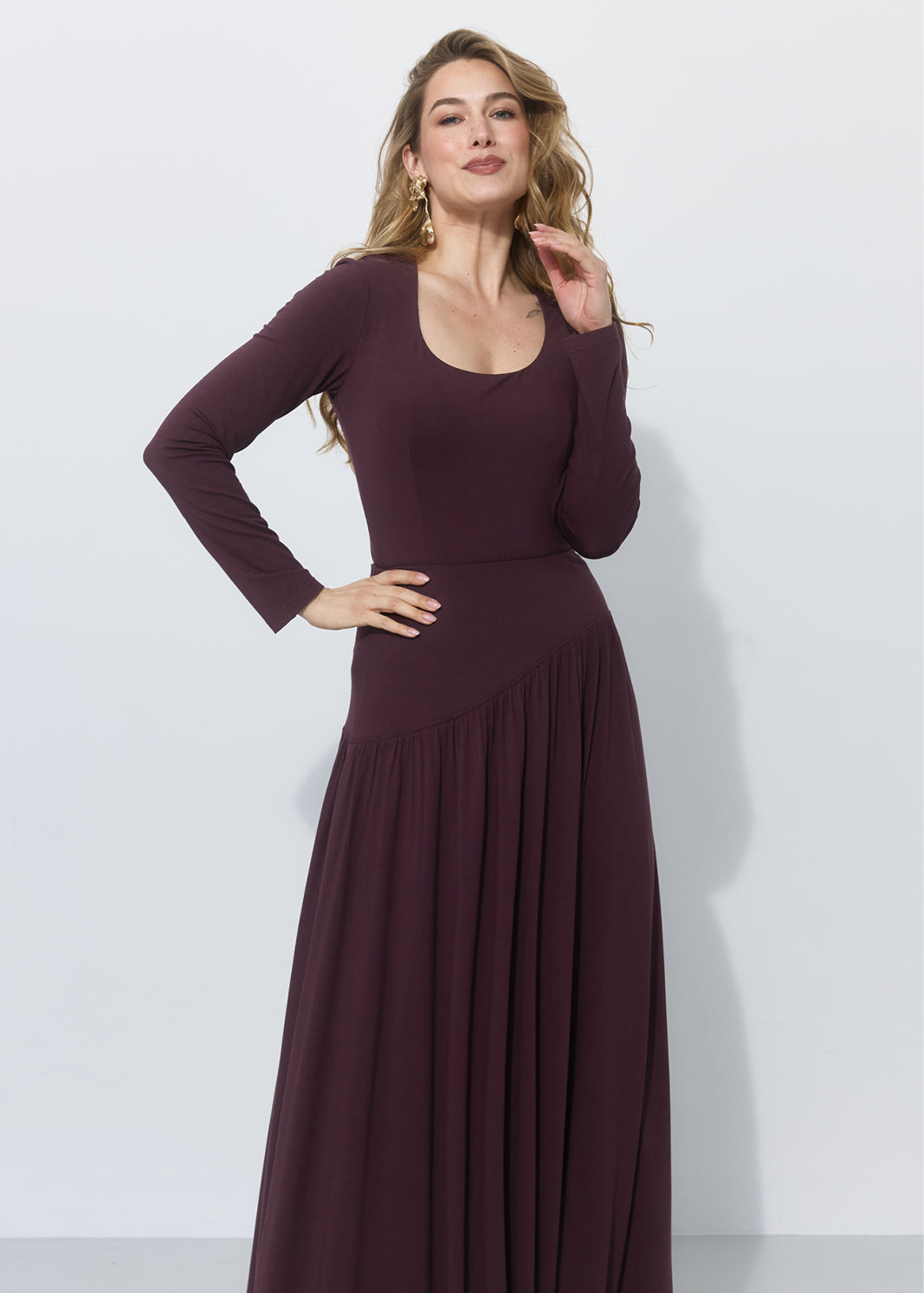 SUMMER OF LOVE MAXI wiśniowa