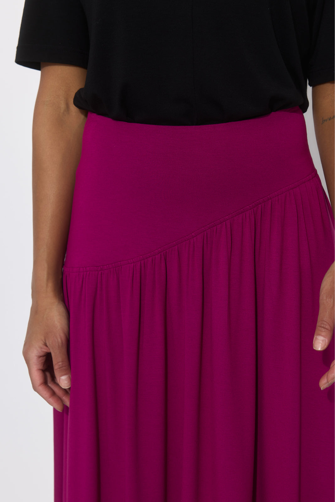 HIPS DON'T LIE MIDI purpurowa