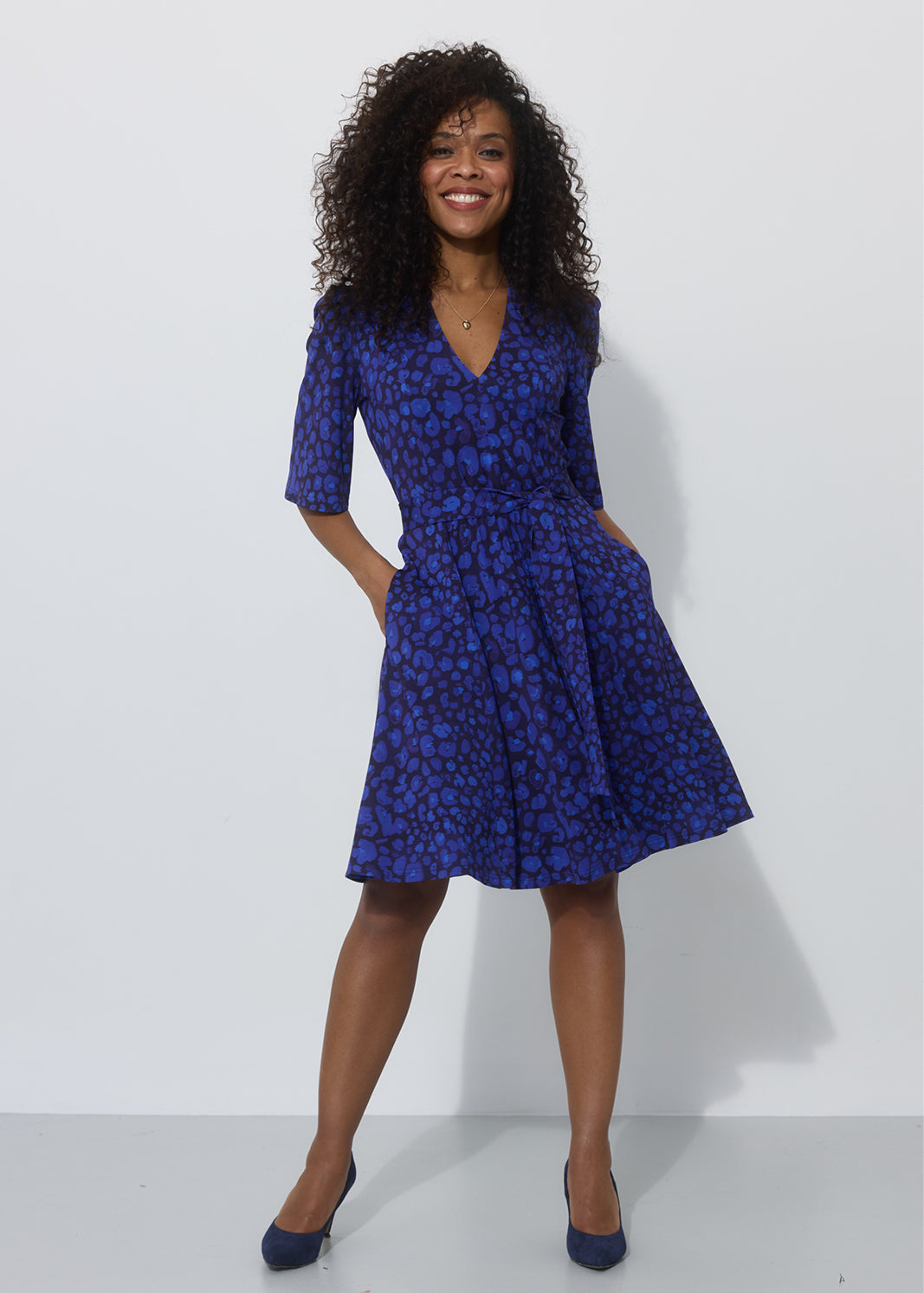 FLORENCJA print leo art blue