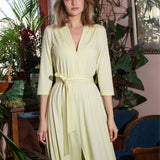 LIBERTY DRESS krem cytrynowy