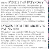 LIBERTY DRESS print rysie z IWP patynowy