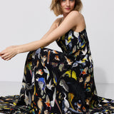 Dress ALL NIGHT LONG Warsaw Birds print
