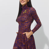 GO(LF) FOR IT print leo burgundy