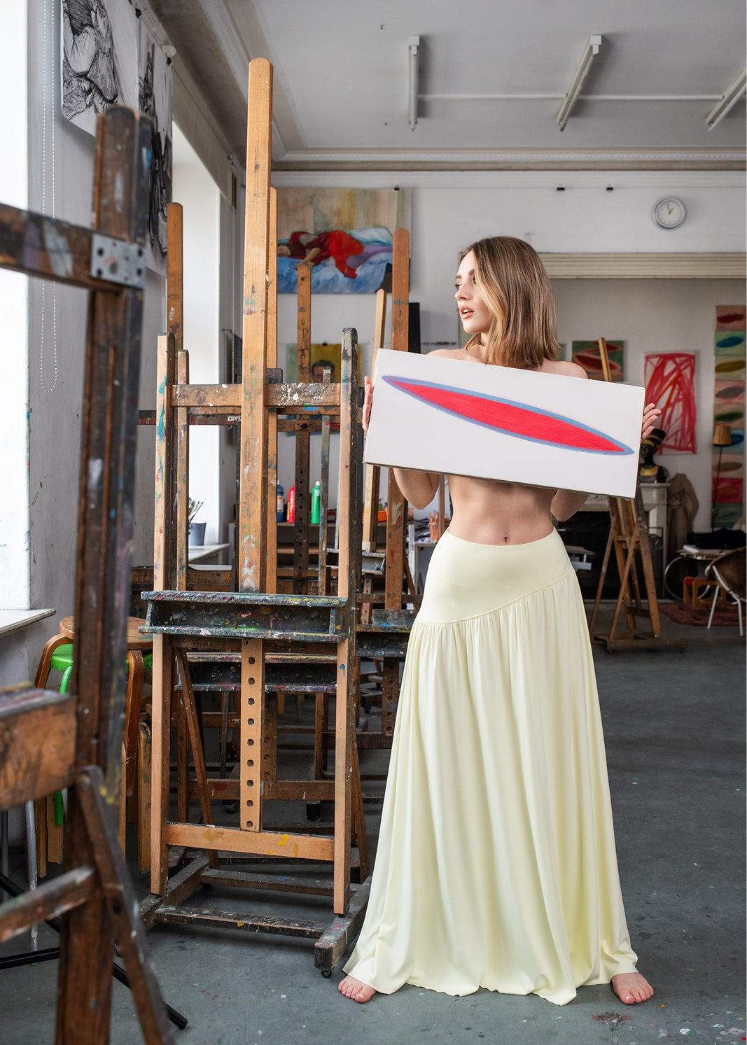 SUMMER OF LOVE MAXI krem cytrynowy