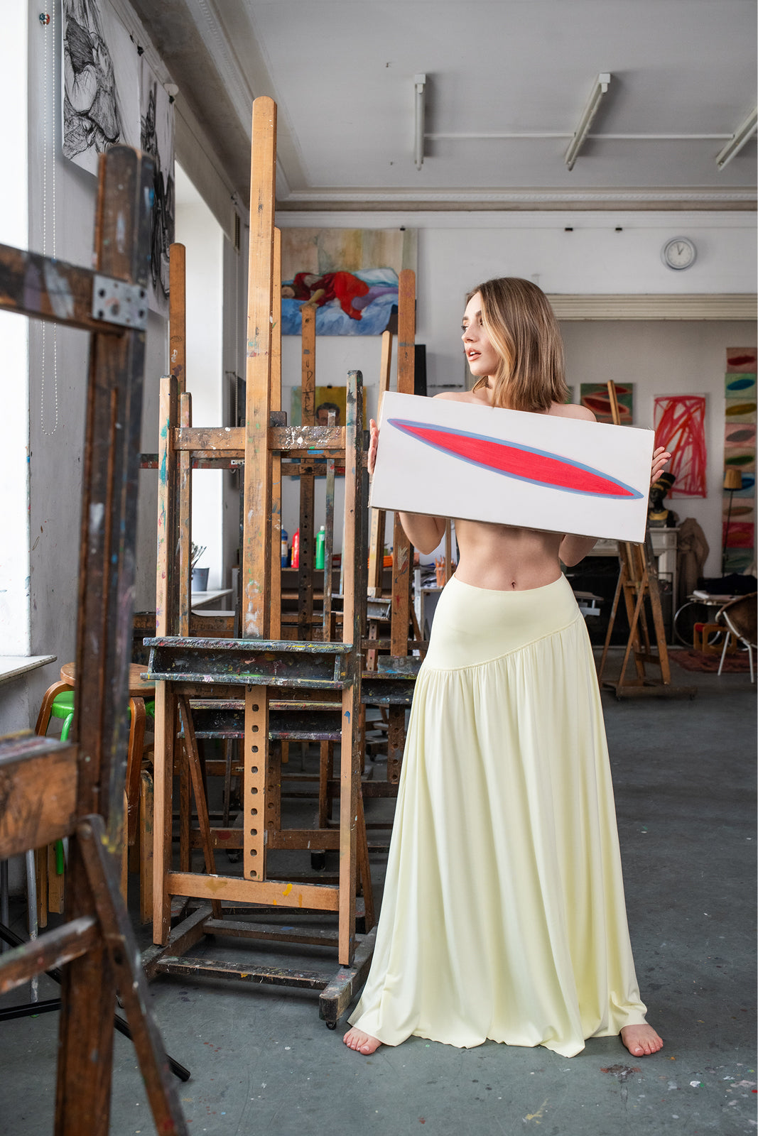 SUMMER OF LOVE MAXI krem cytrynowy