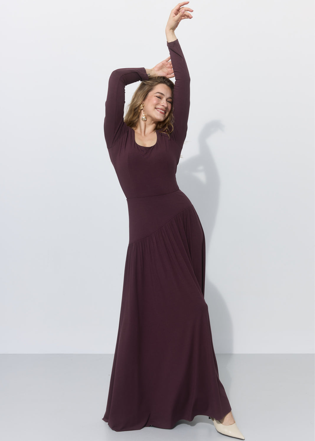 SUMMER OF LOVE MAXI wiśniowa