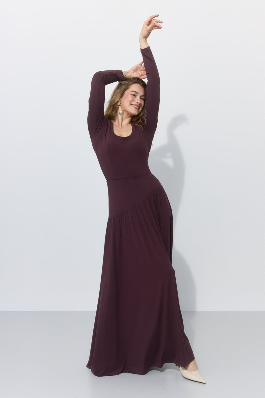 SUMMER OF LOVE MAXI wiśniowa