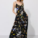Dress ALL NIGHT LONG Warsaw Birds print
