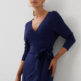 Goddess Dress Above the Knee Night Navy