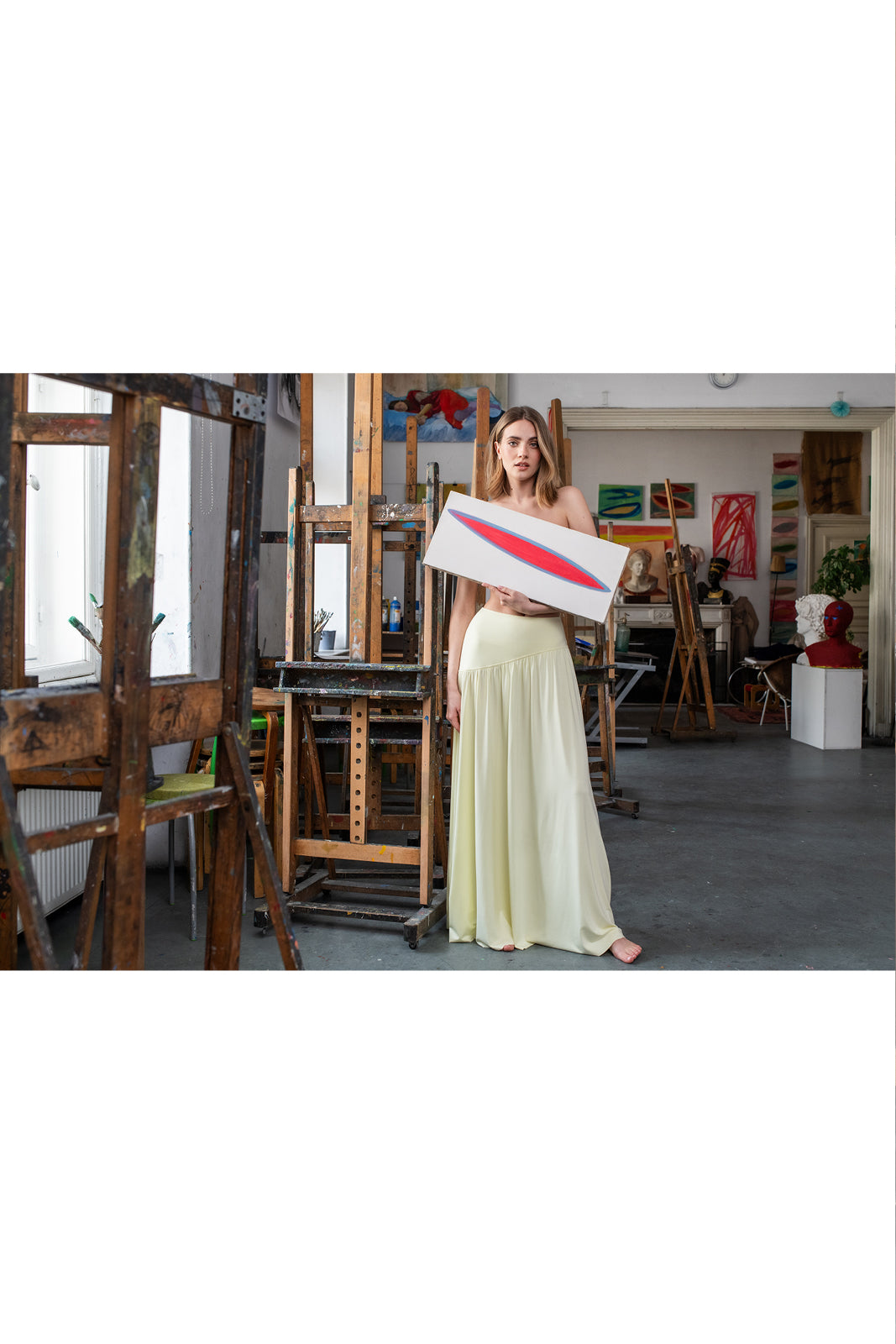 SUMMER OF LOVE MAXI krem cytrynowy