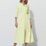 LIBERTY DRESS krem cytrynowy