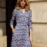LIBERTY DRESS print rysie z IWP patynowy