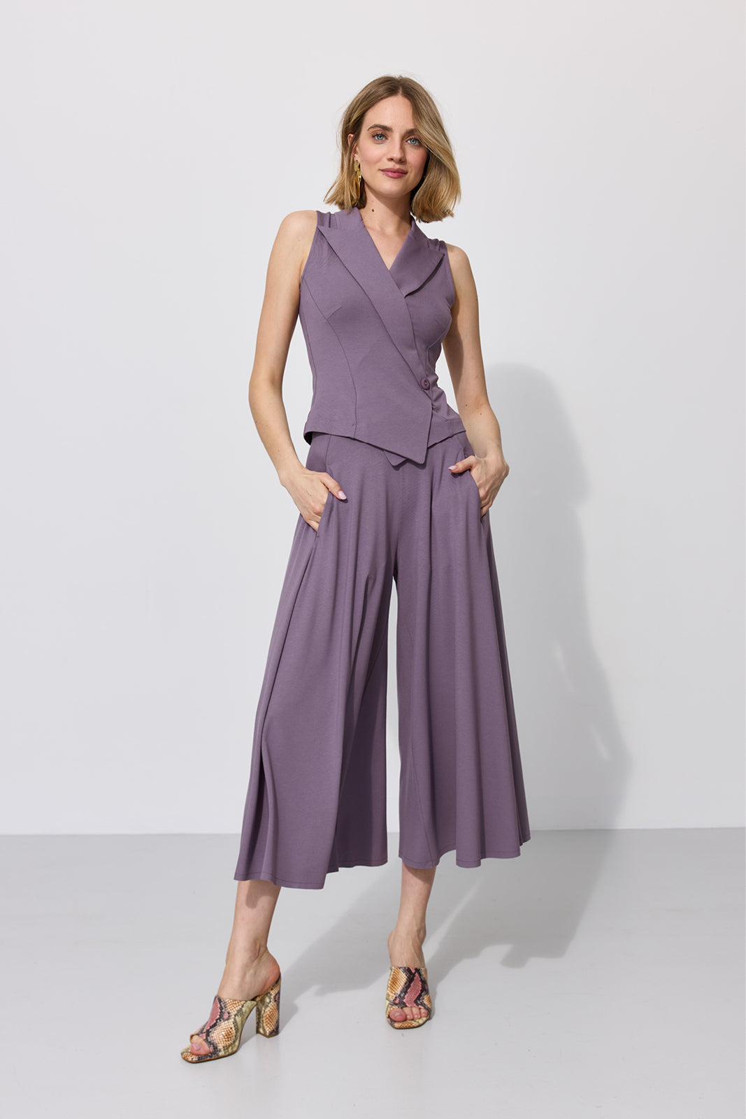 Kamizelka VEST SIDE STORY jasny ametyst